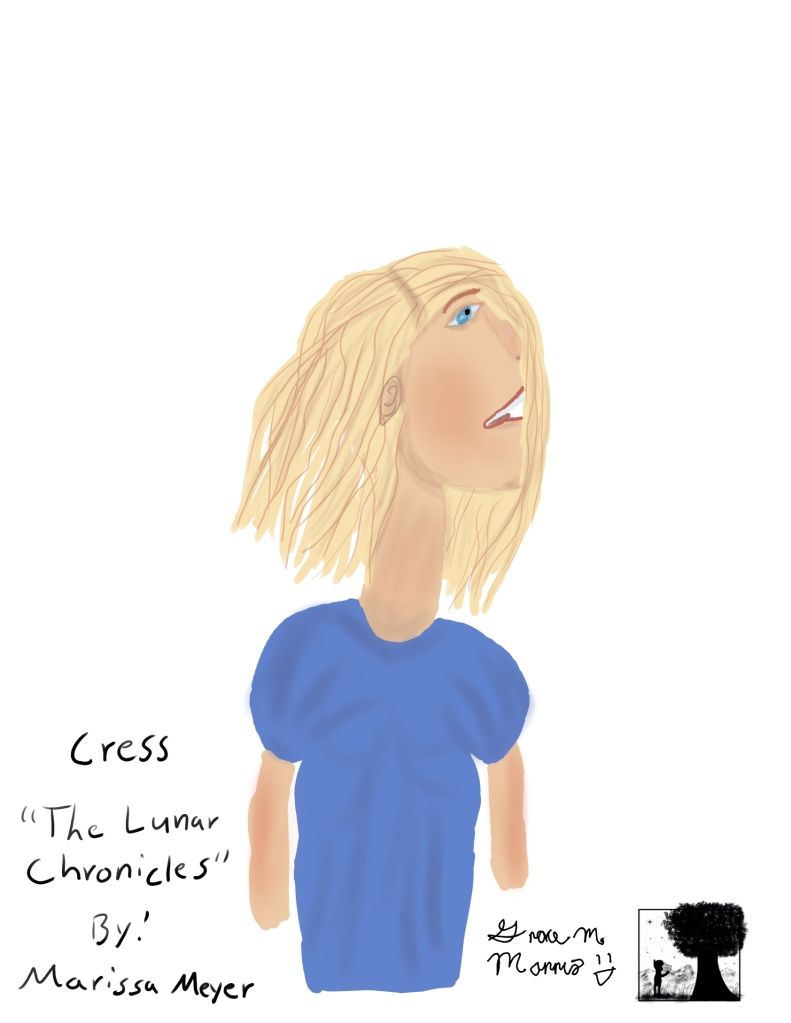 Fan art of Cress, drawn by Grace M. Morris